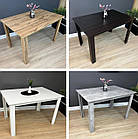 Стіл обідній у кухню довжиною 120 см колір Дуб венге, фото 5