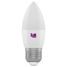 Лампа світлодіодна ELM Led свіча С37 5W цоколь E27 3000К тепле світло