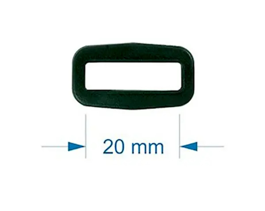 Рамка пластик 20мм чорна