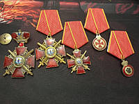 Комплект медали и ордена Св. Анны с мечами (сувенир)