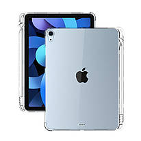 TPU чохол Anti-Shock with Pencil Holder для Apple iPad Air 11 M2/M3, Air 4/5 10.9" Transparent