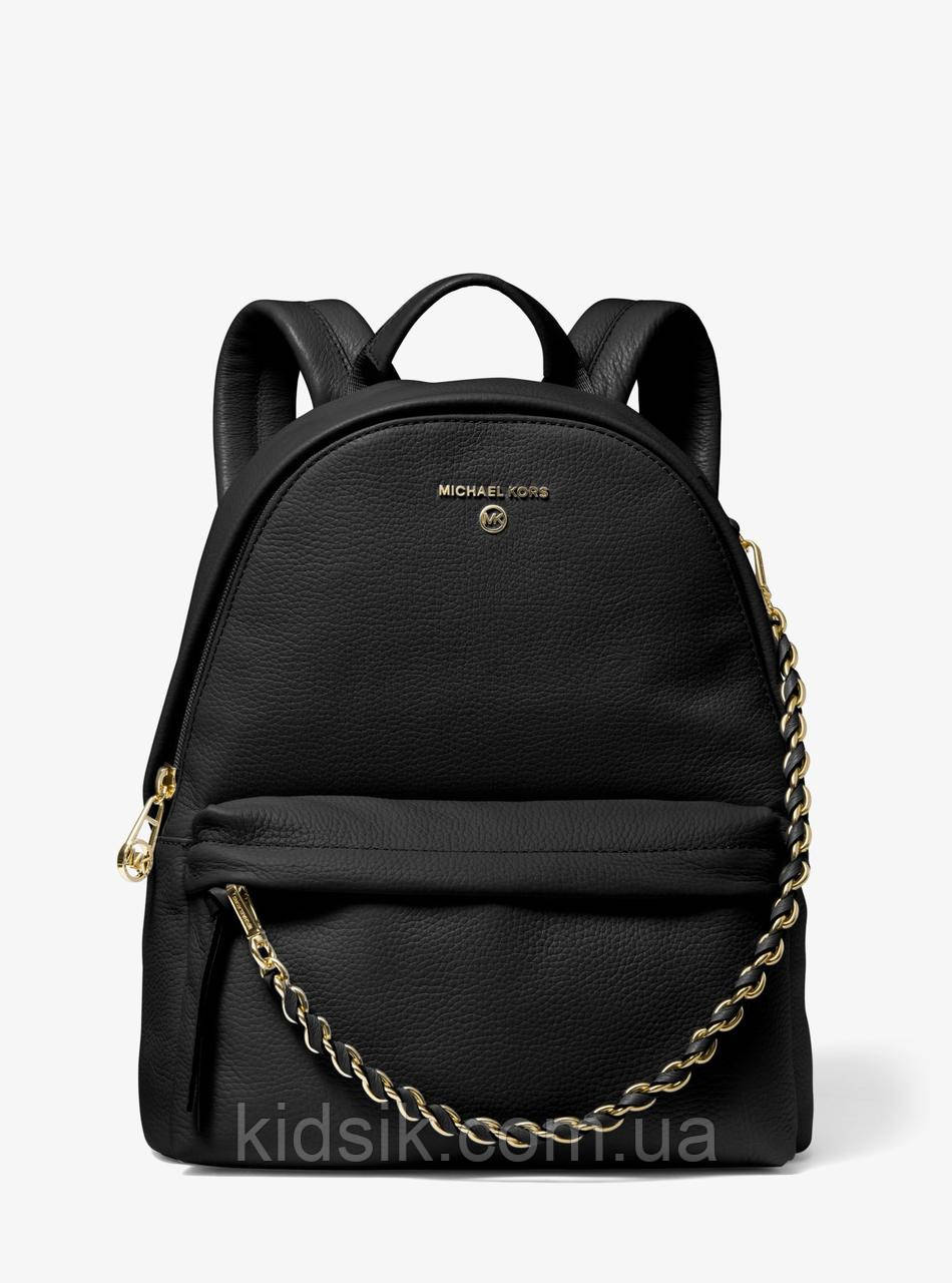 MICHAEL KORS Slater Medium Pebbled Leather Backpack Рюкзак Майкл Корс середнього розміру зі шорсткової шкіри, фото 1