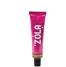 Фарба для брів з колагеном Zola - 01 Light brown, 15 мл