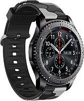 Ремінець Tactic Camouflage для Samsung Gear S3 Black Grey
