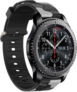 Ремешок Tactic Camouflage для Samsung Gear S3 Black Grey