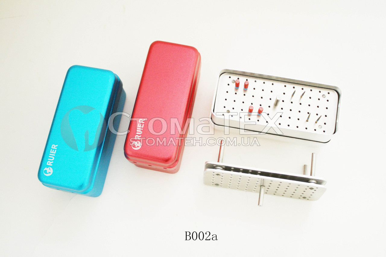 Контейнер для борів B002a, 72 отвори (синій)