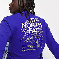 The North Face Mountain Outline back print sweatshirt оригинал толстовка кофта мужская свитшот - L