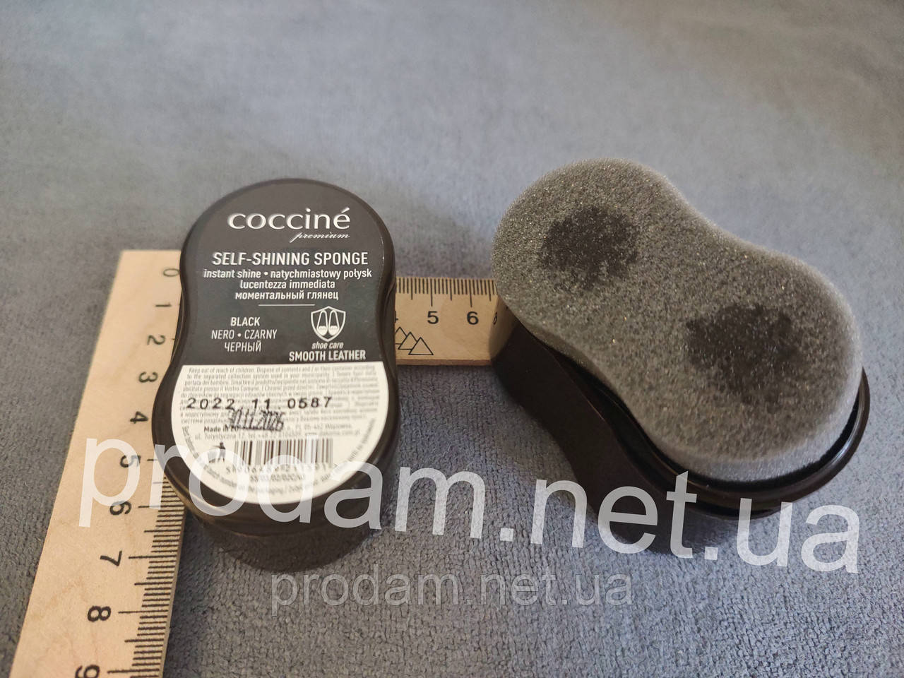 Губка автоблиск для обуви бесцветная Coccine SELF-SHINING SPONGE мини - фото 1 - id-p1783718241