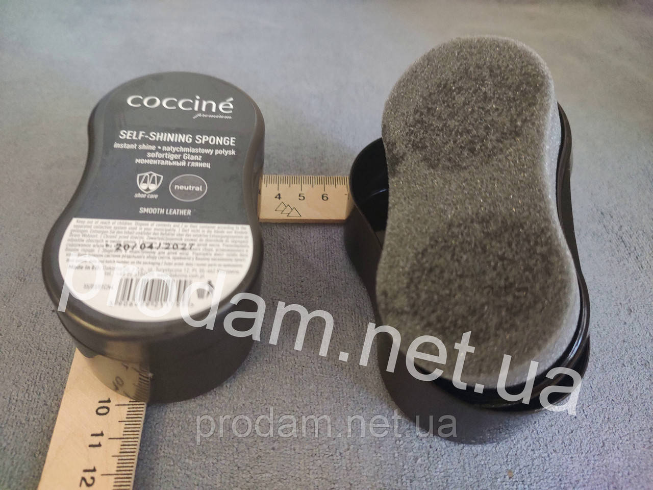 Губка автоблиск для обуви бесцветная Coccine SELF-SHINING SPONGE мини - фото 2 - id-p1783718241