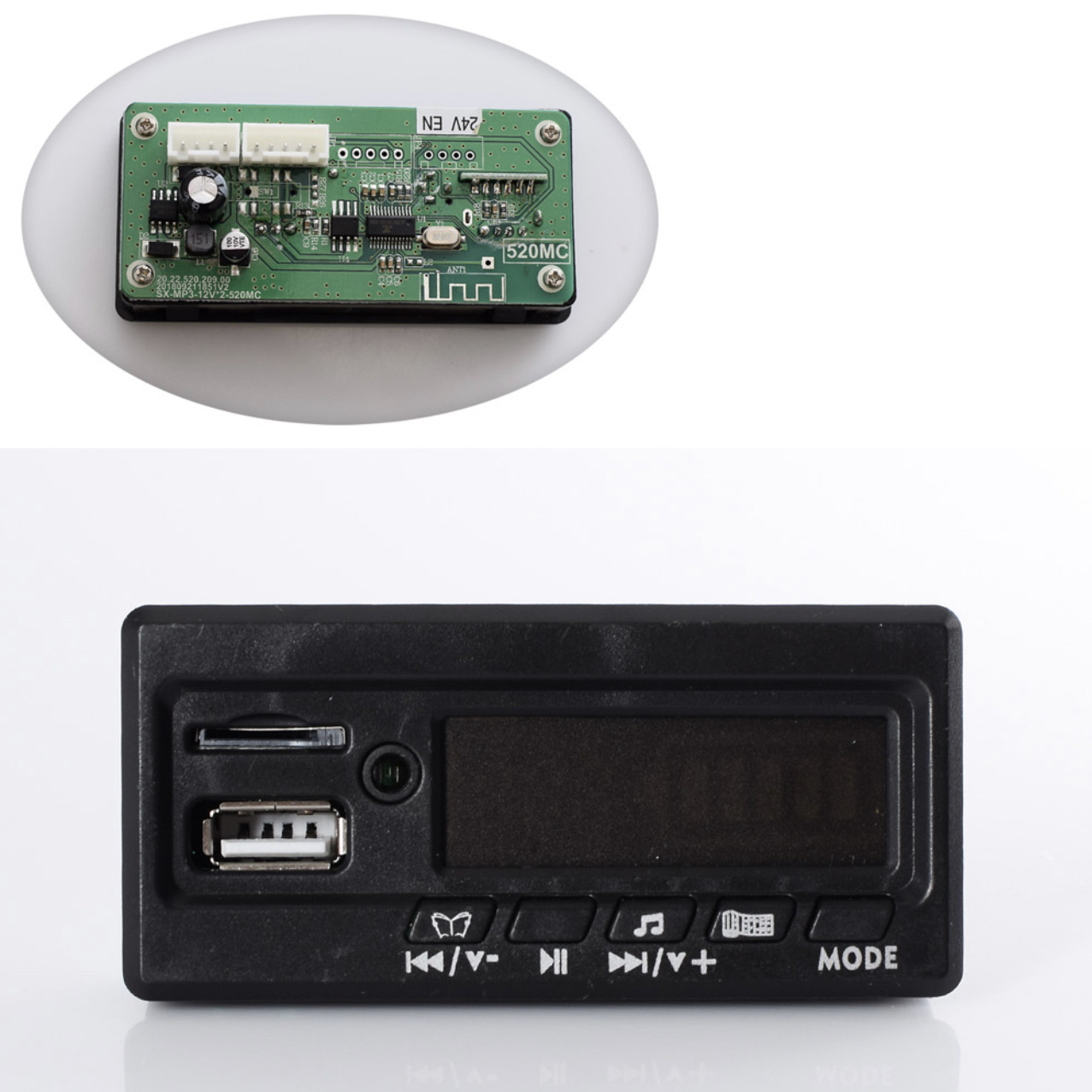 Плеєр M 4170-Bluetooth для дитячого електромобіля М 4170 Buggy, M 4169 Ретро BMW, фото 1