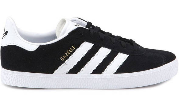 Adidas gazelle negras baratas sales