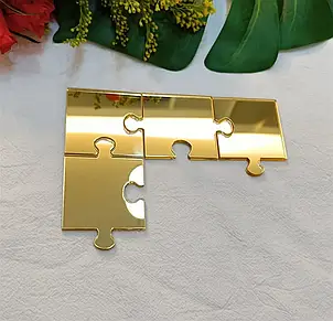 Набір з 9 акрилових дзеркальних пазлів ., фото 2