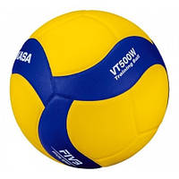 М'яч волейбольний Mikasa VT500W, Жовтий, Розмір (EU) — 5