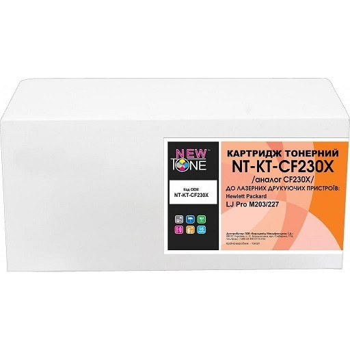 Картридж NewTone HP CF230X (NT-KT-CF230X) для принтера LJ Pro M203dn, M203dw, M227sdn, M227fdw, M227fdn