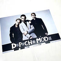 Плакат з рок групою "Depeche Mode" 49 см х 34 см