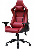 Геймерське крісло Special4You ExtremeRace black/ deep red шкірозамінник червоного кольору