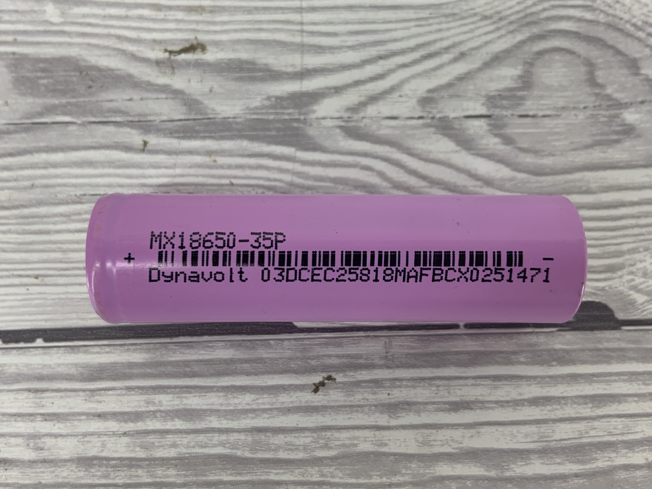 Акумулятор 18650 Dynavolt МХ18650-35P Li-ion 3,7V 3500 mAh 3500mAh 3c новий