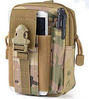 Подсумок органайзер для телефона, документов и личных вещей, военная сумка для хранения MOLLE