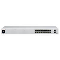 Коммутатор Ubiquiti UniFi Gen2 USW-16-POE (8xGE, 8хGE PoE+, 2xSFP, L2, 42W max)