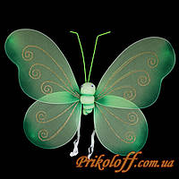 Крылышки бабочки, большие зеленые