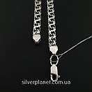 Срібний браслет бісмарк. Браслет чоловічий тонкий на руку срібло 925, фото 6