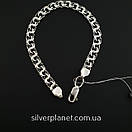 Срібний браслет бісмарк. Браслет чоловічий тонкий на руку срібло 925, фото 8