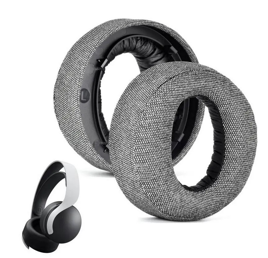 Амбушури для навушників Sony PlayStation 5 PS5 Pulse 3D Wireless Headset CFI ZWH1 Тканинні пінні, фото 1