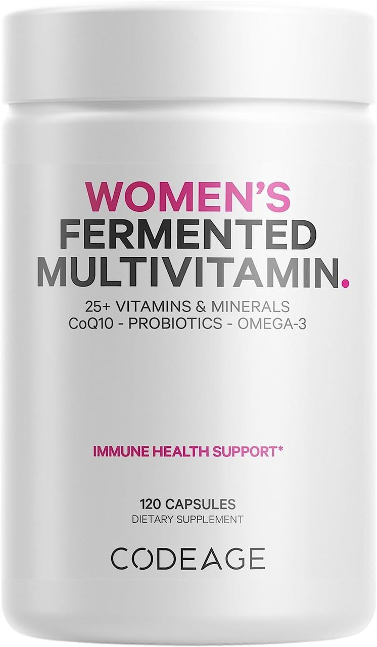 CodeAge Women’s Daily Multivitamin / Щоденні ферментовані мультивітаміни для жінок 120 капс