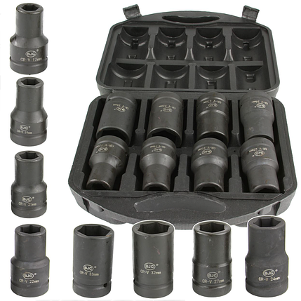 Набір ударних головок 1" 17-33мм 8ШТ. BJC M58262A, фото 1