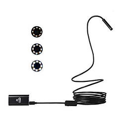 Wi-Fi Ендоскоп c HD камерою: 720P Ø8 мм 2 метри (жорсткий)