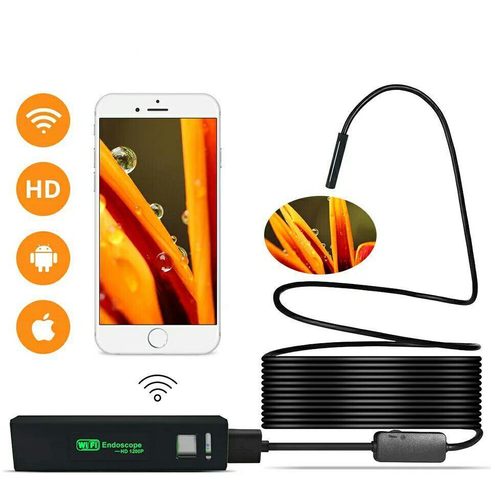 Wi-Fi ендоскоп з HD камерою 1200P Ø 8 мм 1 метр (жорсткий)
