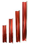 Професійний шпатель для механізованої шпаклівки Profter SU 100 red (100 см лезо 0.3+0.5 мм) алюмінієва ручка, фото 10