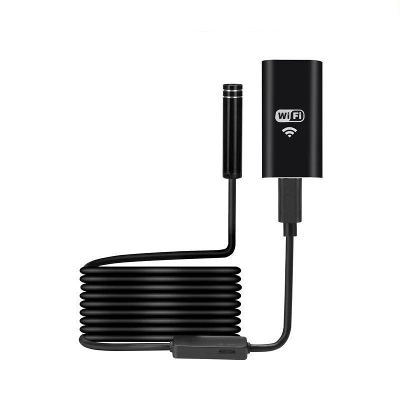 WiFi ендоскоп ZCF c HD камерою 720P Ø8 мм 3,5 метрів гнучкий кабель., фото 1