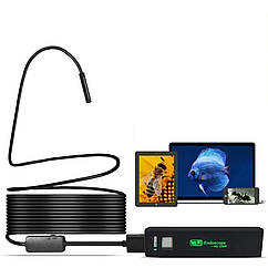 WiFi ендоскоп c HD камерою 1200P Ø8 мм 10 метрів (жорсткий)