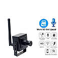 Металева IP Wi-Fi мінікамера Jienuo JN-IP407-Wi-FI 1080P 6mm Onvif, AP Hotspot. CamHi Pro, фото 3