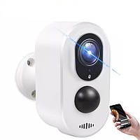 Аккумуляторная Wi-Fi камера Wonsdar Q8-3MP-WH-Wi-Fi с защитой от атмосферных воздействий и PIR датчиком. Tuya