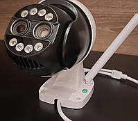 WIFI камера спостереження Besder P3S-8MP із сиреною. Зум. iCSee, фото 8