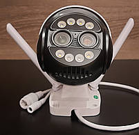 WIFI камера спостереження Besder P3S-8MP із сиреною. Зум. iCSee, фото 4