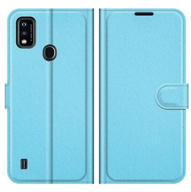Чохол книжка Lichee для ZTE Blade A51 блакитний