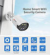 Охоронна Wi-Fi IP Onvif камера HFWVISION HS-WSW623B-B30C 3Mp. iCSee, фото 3