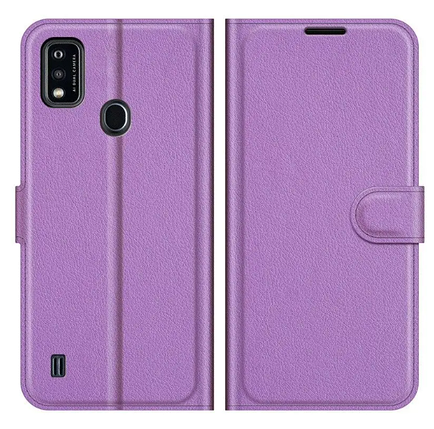 Чохол книжка Lichee для ZTE Blade A51 фіолетовий, фото 1
