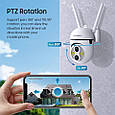 Охоронна бінокулярна поворотна Wi-Fi IP-камера Inqmega ST-291-4M-DL гібридний зум 10x. IPC360 Home, фото 4