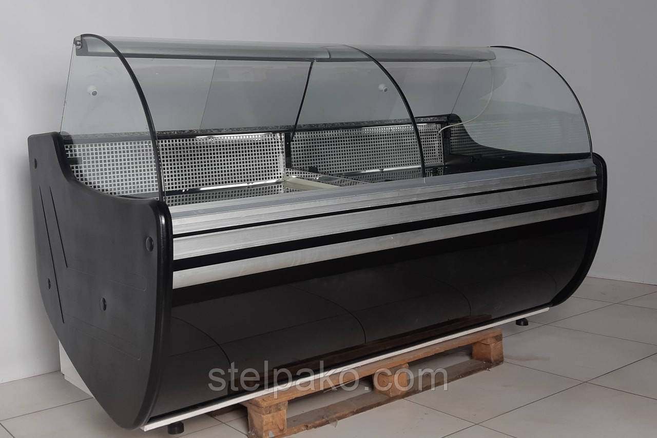 Холодильна гастрономічна вітрина "COLD W20-SGSP" 2.0 м., (+2° +8°), (Польща), викладка 72 см., Б/у, фото 1