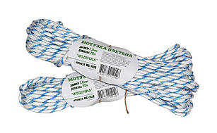 Мотузка плетена човникова 7 мм 20 м