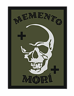 Шеврон череп "Memento mori" Шевроны на заказ Шевроны на липучке (AN-12-423-15)