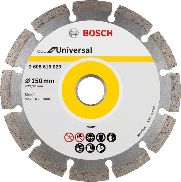 Алмазний відрізний круг Bosch ECO for Universal 150-22,23 (2608615029)