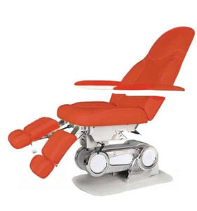 Педикюрно-косметологічне крісло на 3х електромоторах 2345, колір-червоний