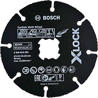 Круг отрезной по дереву для УШМ 115 мм BOSCH X-LOCK (2608619283)