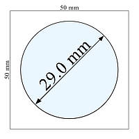 Холдери під монету 29 мм. / упаковка 50 шт.