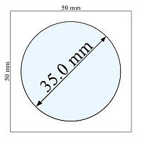 Холдери під монету 35 мм. / упаковка 50 шт.